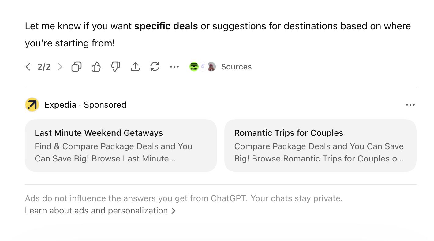 Anúncios no ChatGPT: Novidades e Implicações para Marcas