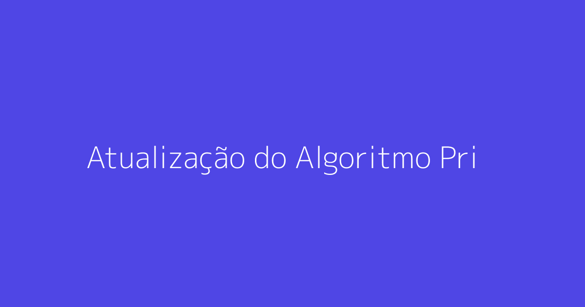 Atualização do Algoritmo Principal do Google - Dezembro 2025