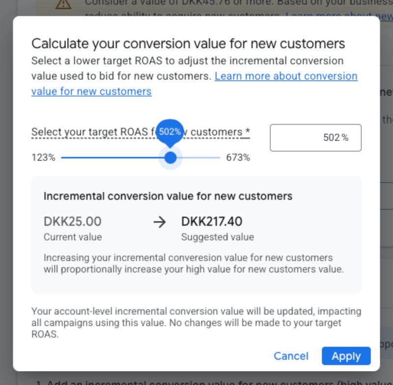 Ferramenta do Google Ads para Avaliar Novos Clientes com ROA