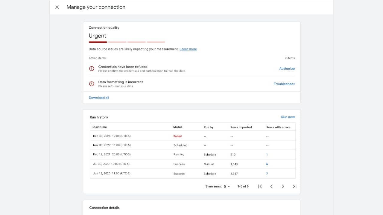 Google Ads Lança Hub de Diagnóstico para Conexões de Dados