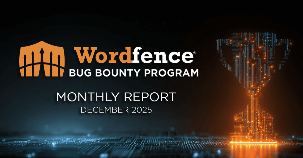 Relatório Mensal do Programa de Bug Bounty do Wordfence