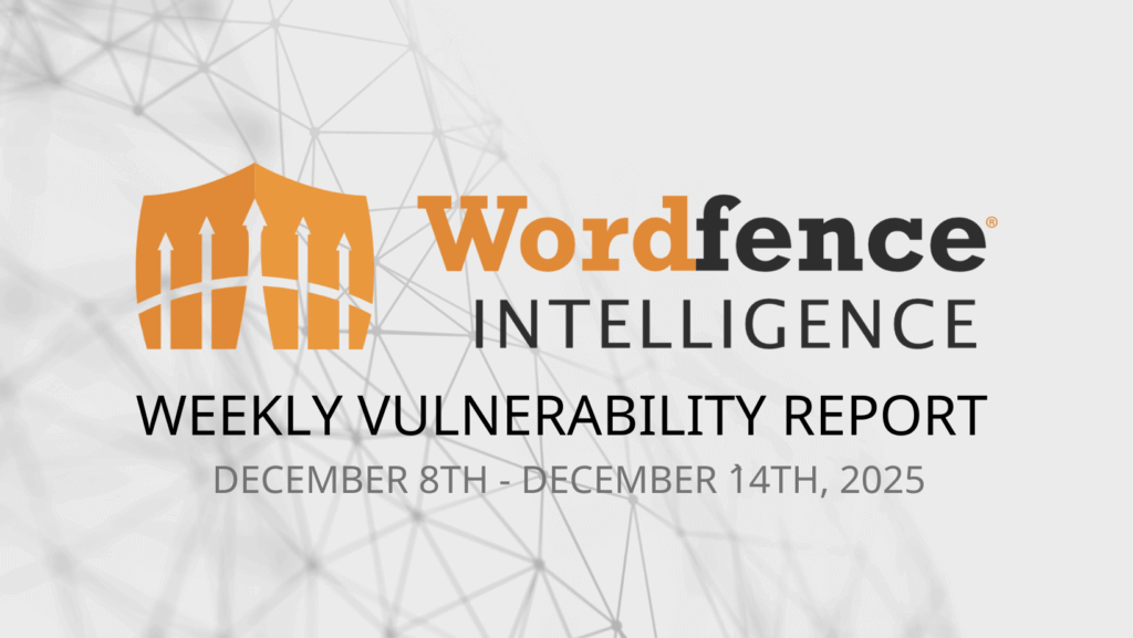 Relatório Semanal de Vulnerabilidades do WordPress (8 a 14 d